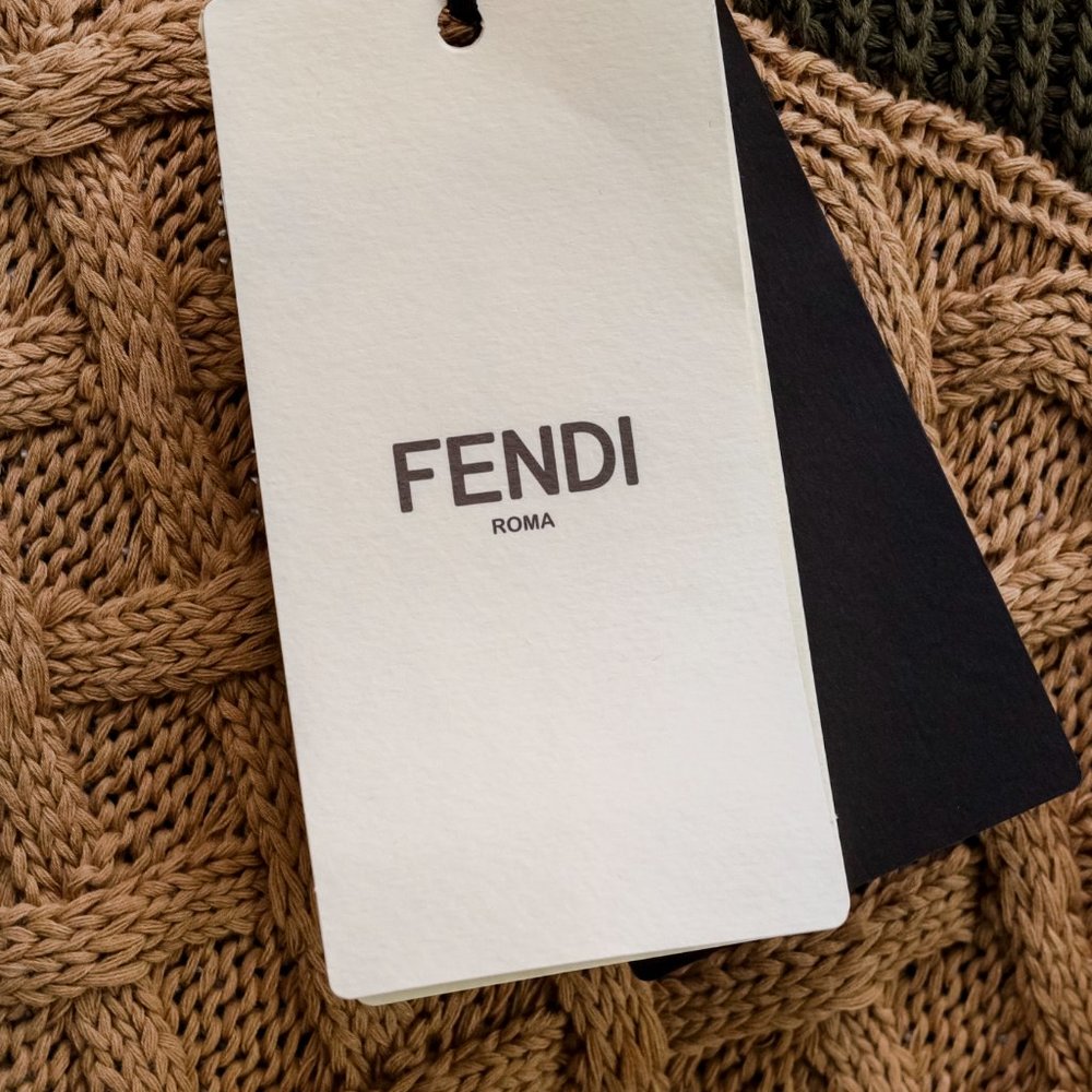 Fendi Patchwork Knit Sweater - image 5